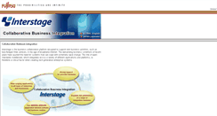 Desktop Screenshot of interstage.fujitsu.com